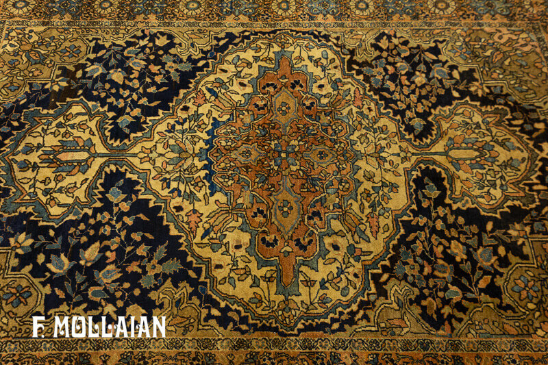 Antique Persian Small Saruk Farahan Rug n°:65038038